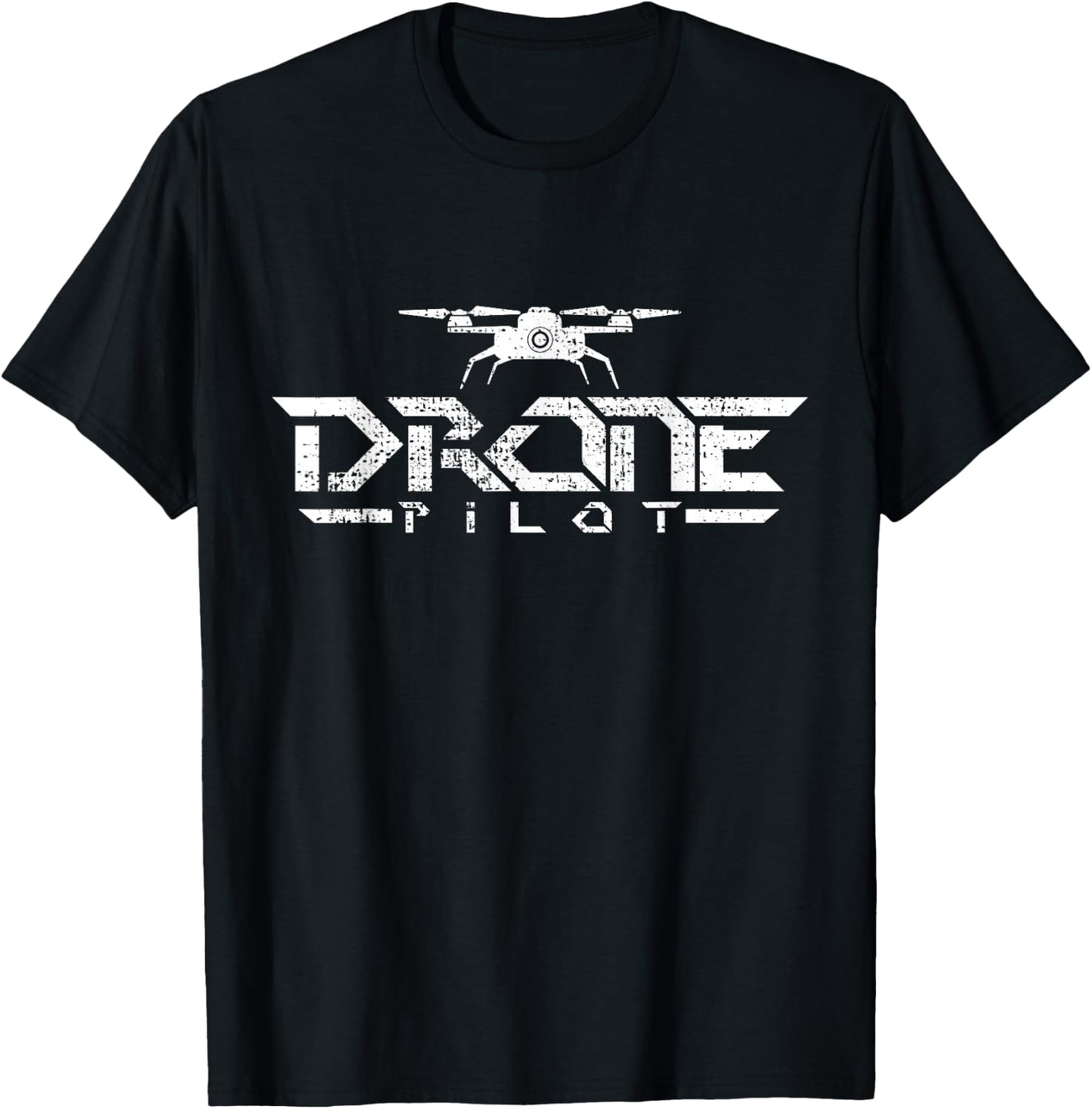 Drone Gift Quadcopter T-Shirt - T-Shirt | Black