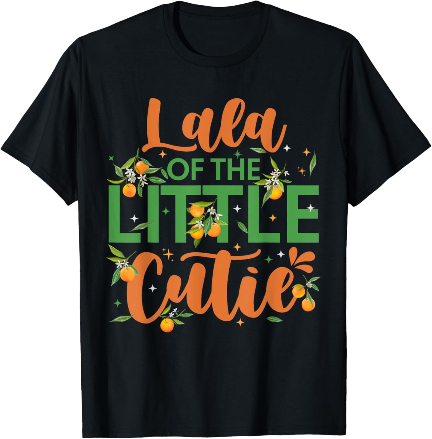 Lala Of The Little Cutie 1st Birthday Clementine Themed T-Shirt - T-Shirt | Black