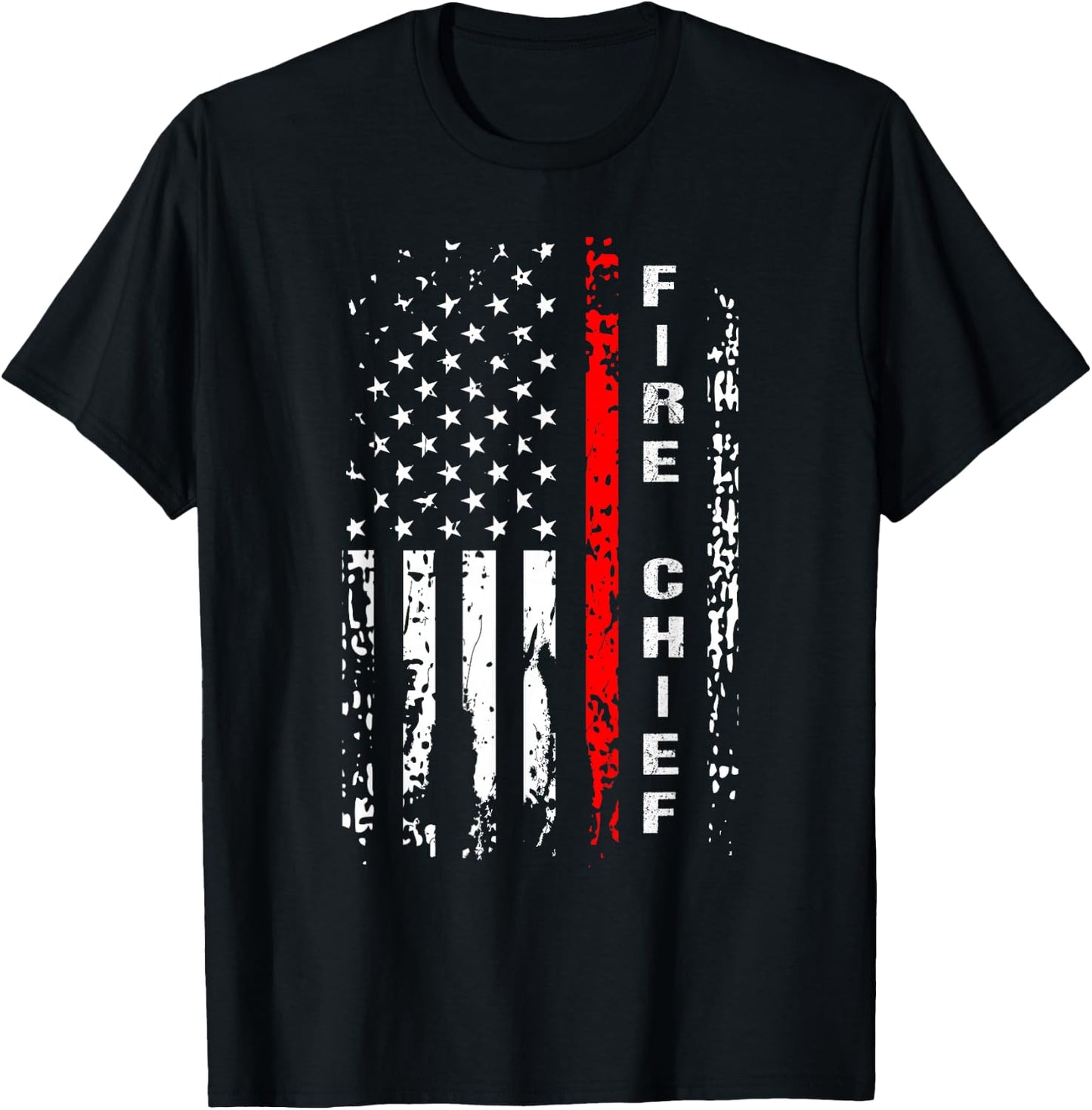 Firefighter Fire Chief Shirt Fire Chief Chief Gift T-Shirt - T-Shirt | Black