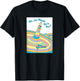 Dr. Seuss Oh the Places You'll Go Book Cover T-Shirt - T-Shirt | Black