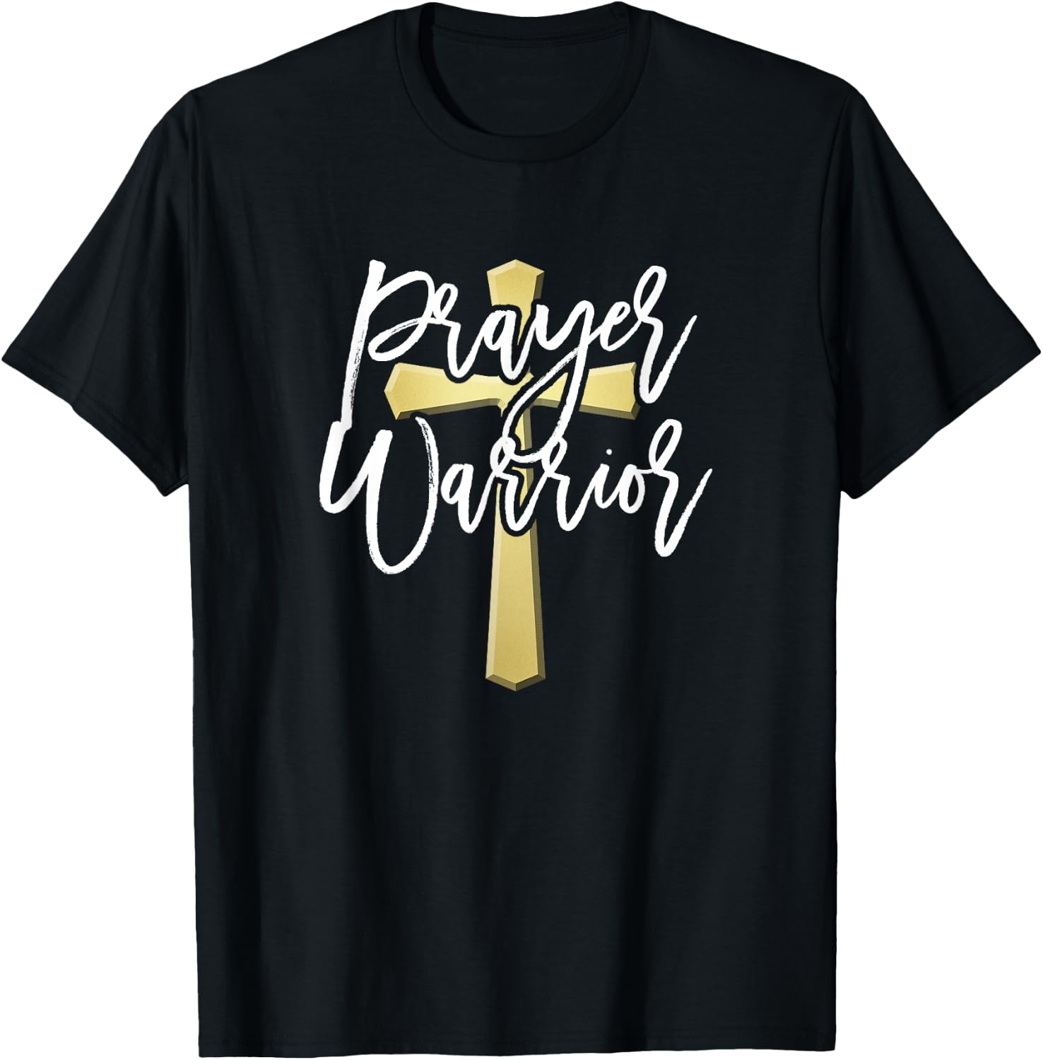 Prayer Warrior Catholic Christian Gifts T-Shirt - T-Shirt | Black