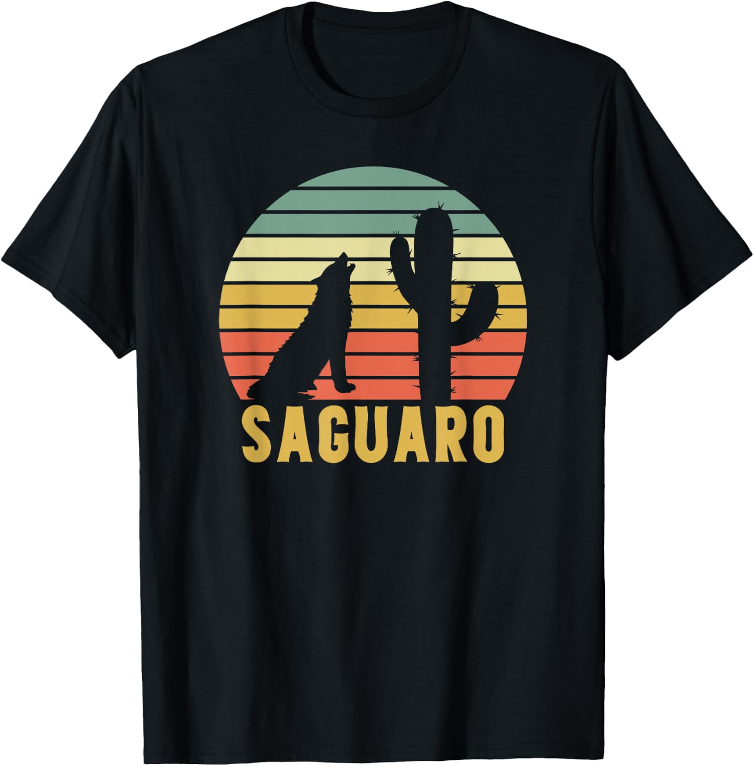 Saguaro National Park Cactus Tucson Arizona T-Shirt - T-Shirt | Black