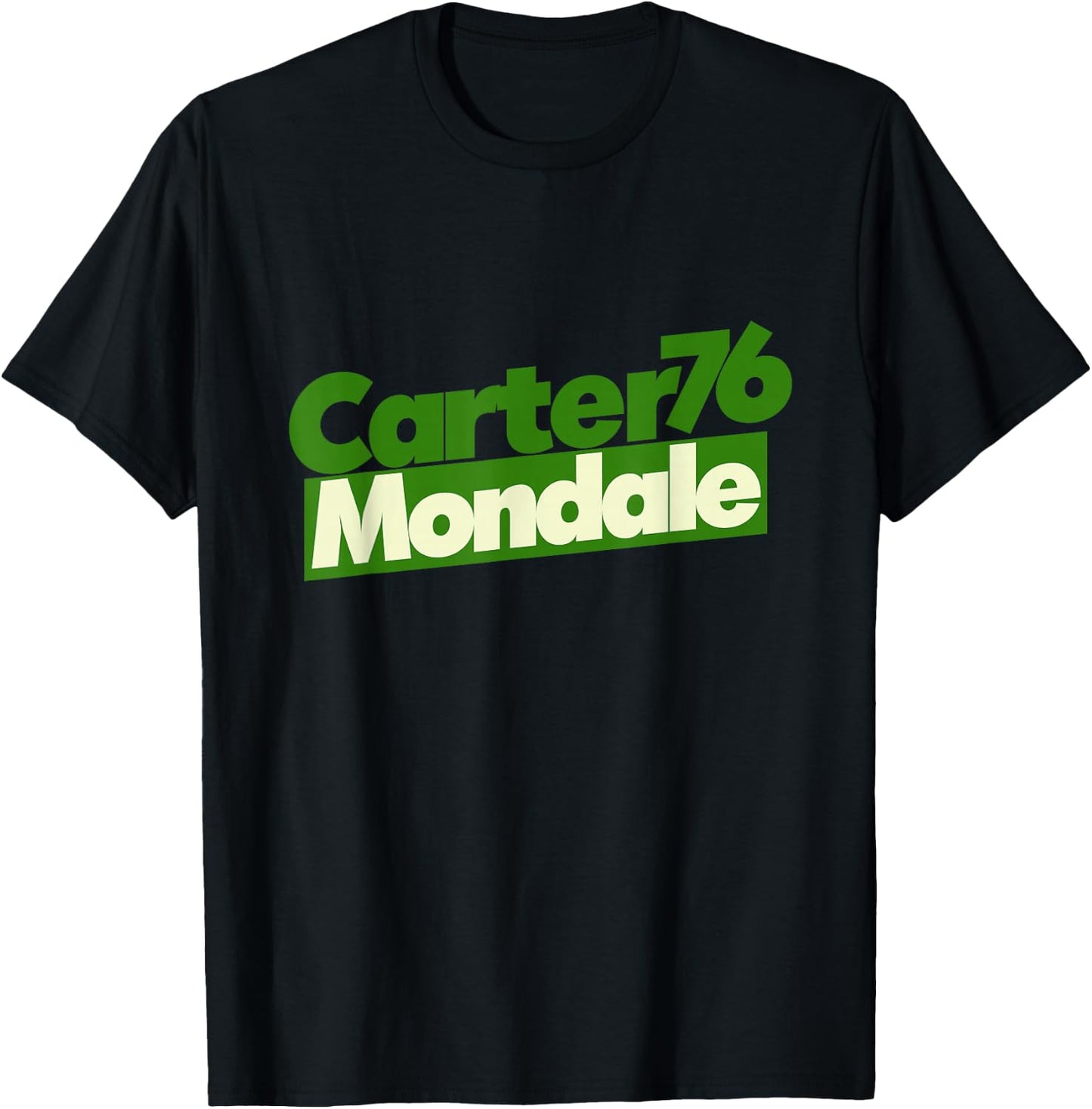 Jimmy Carter Mondale 76 shirt vintage politics T-Shirt - T-Shirt | Black