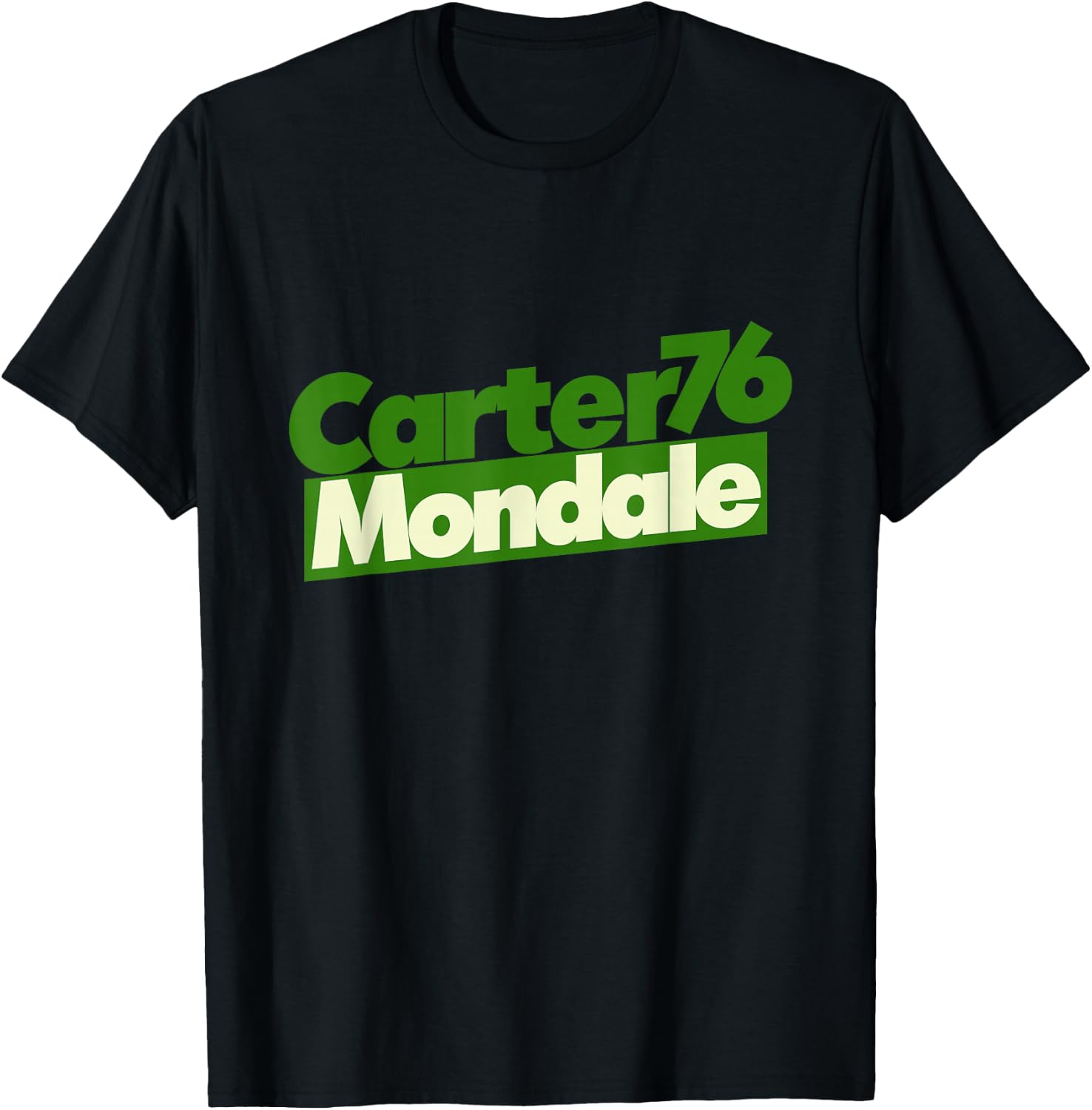 Jimmy Carter Mondale 76 shirt vintage politics T-Shirt - T-Shirt | Black