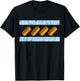 Chicago Flag Hotdog Shirt Funny Chicago Style Hot Dog Gift T-Shirt - T-Shirt | Black