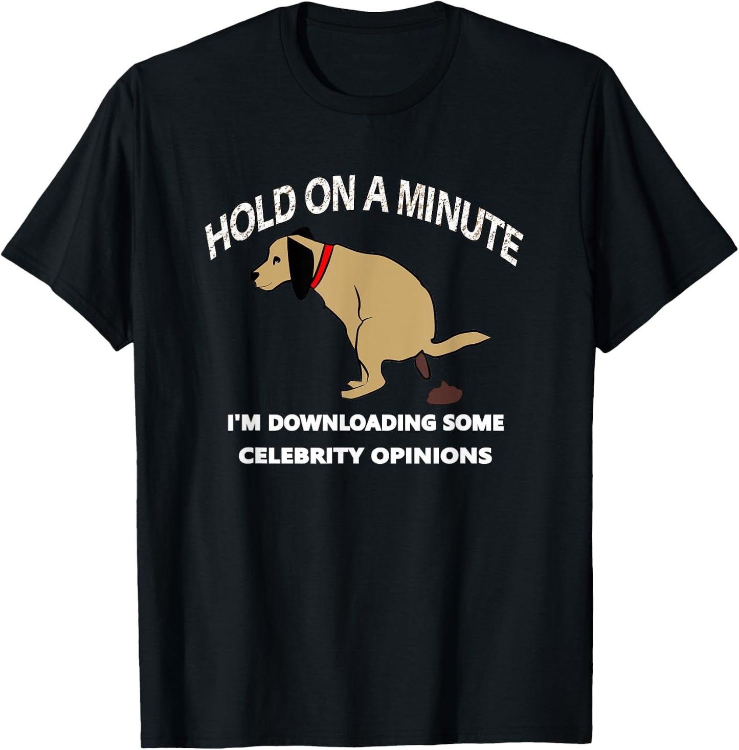 Funny Conservative Politics Celebrity Opinions T-Shirt - T-Shirt | Black