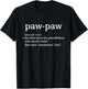Paw-Paw Grandfather - Cool Definition Funny Grandpa T-Shirt - T-Shirt | Black