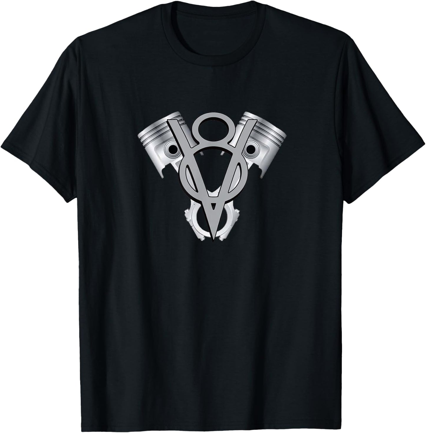V8 Engine American muscle car T-Shirt - T-Shirt | Black