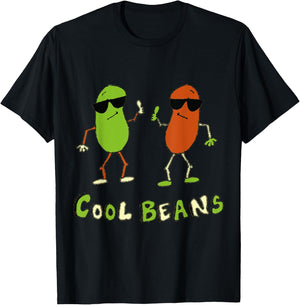 Retro 80's Cool Beans T-Shirt - T-Shirt | Black