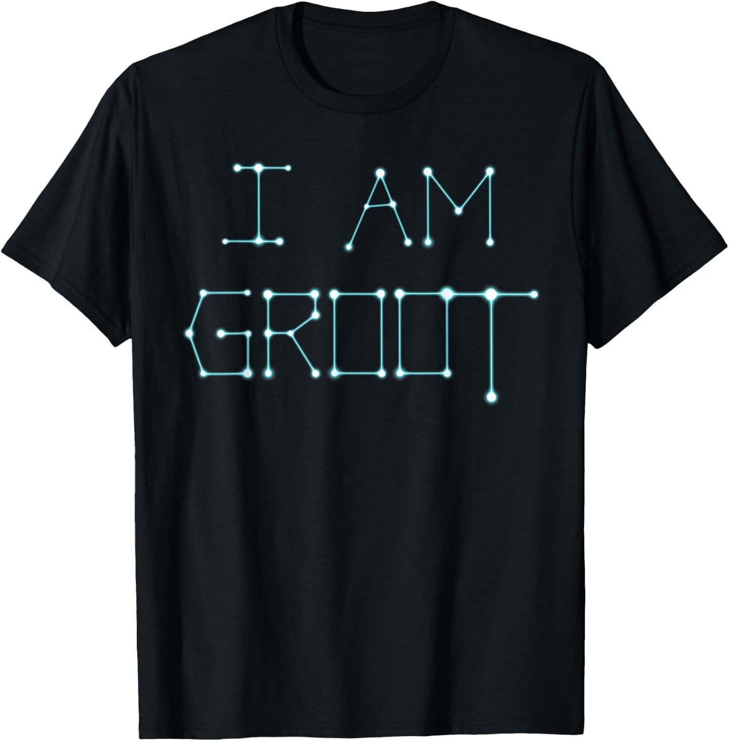 Marvel Guardians Vol.2 I AM GROOT Stars Graphic T-Shirt - T-Shirt | Black