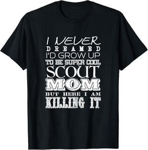 Cool Scout Mum Mother's Day Gift T-Shirt - T-Shirt | Black