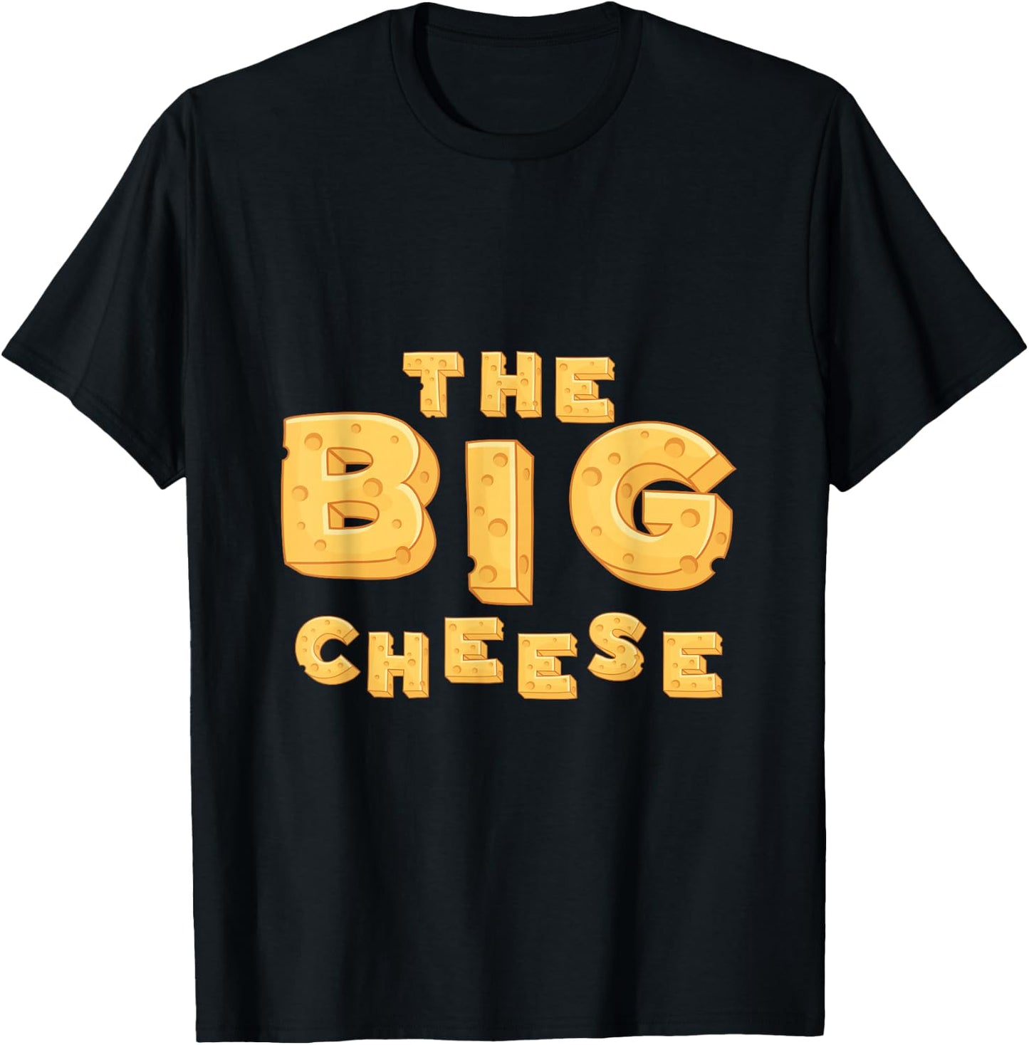 The Big Cheese Funny Birthday Gift Vegan Fiend T-Shirt - T-Shirt | Black