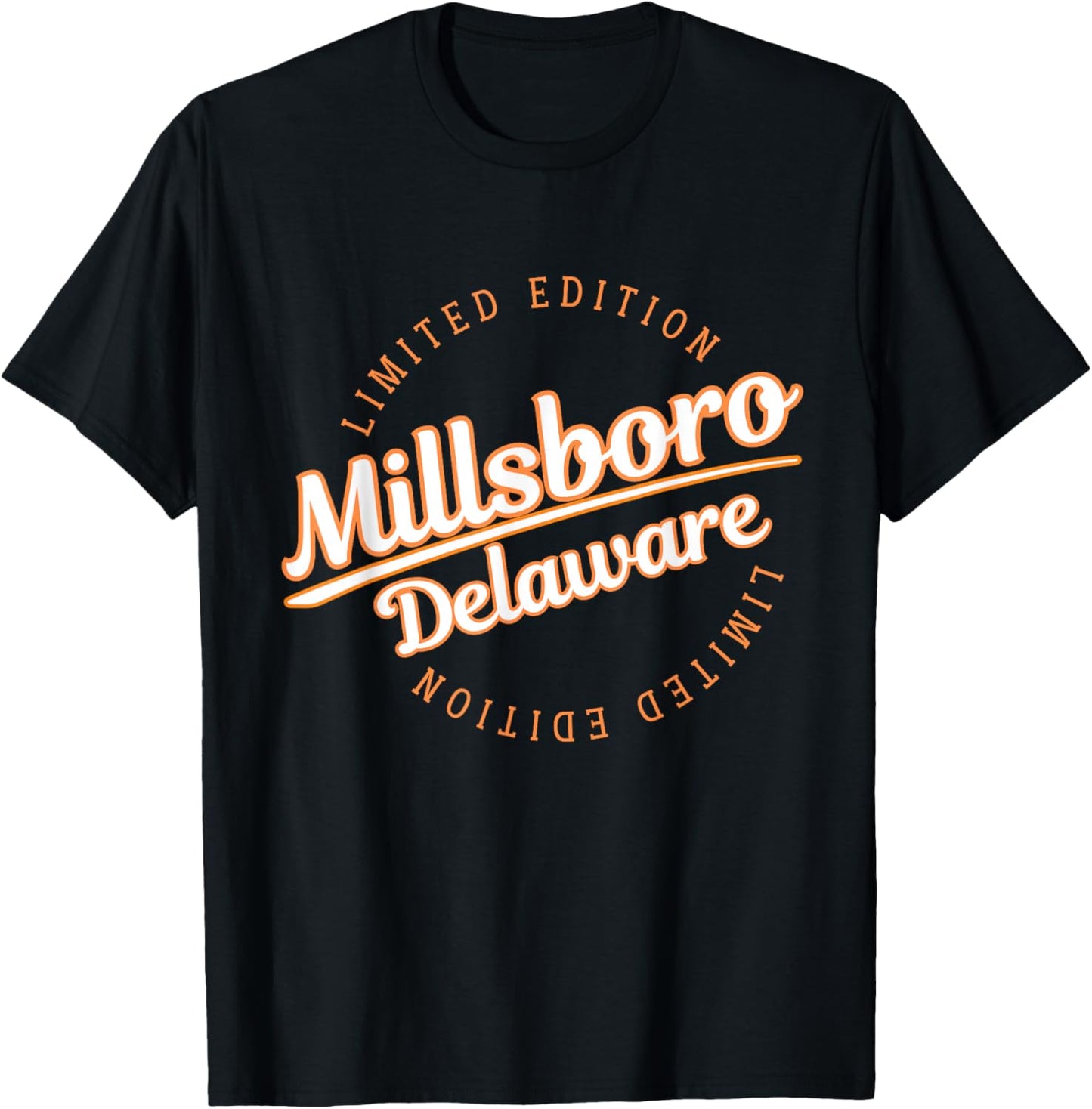 Retro Athletic Millsboro DE Apparel T-Shirt - T-Shirt | Black