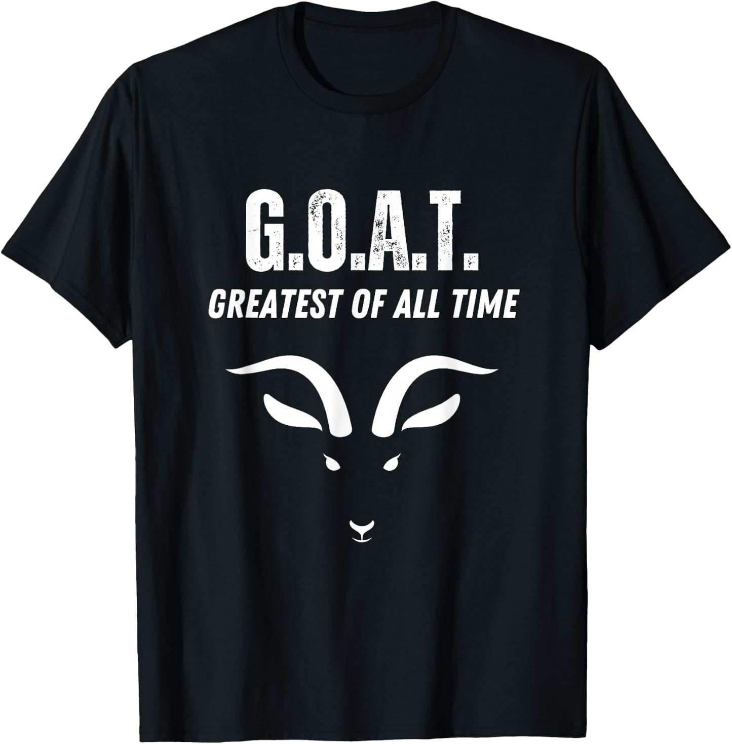 Goat Greatest of All Time Shirt Cool Goat T-Shirt - T-Shirt | Black