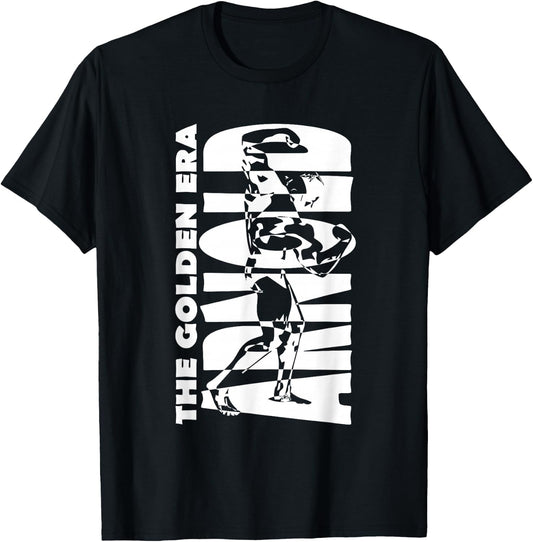 The Golden Era Arnold Bodybuilding T-Shirt - T-Shirt | Black