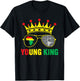 Young Juneteenth 1865 King Freedom African June 19th Teens T-Shirt - T-Shirt | Black