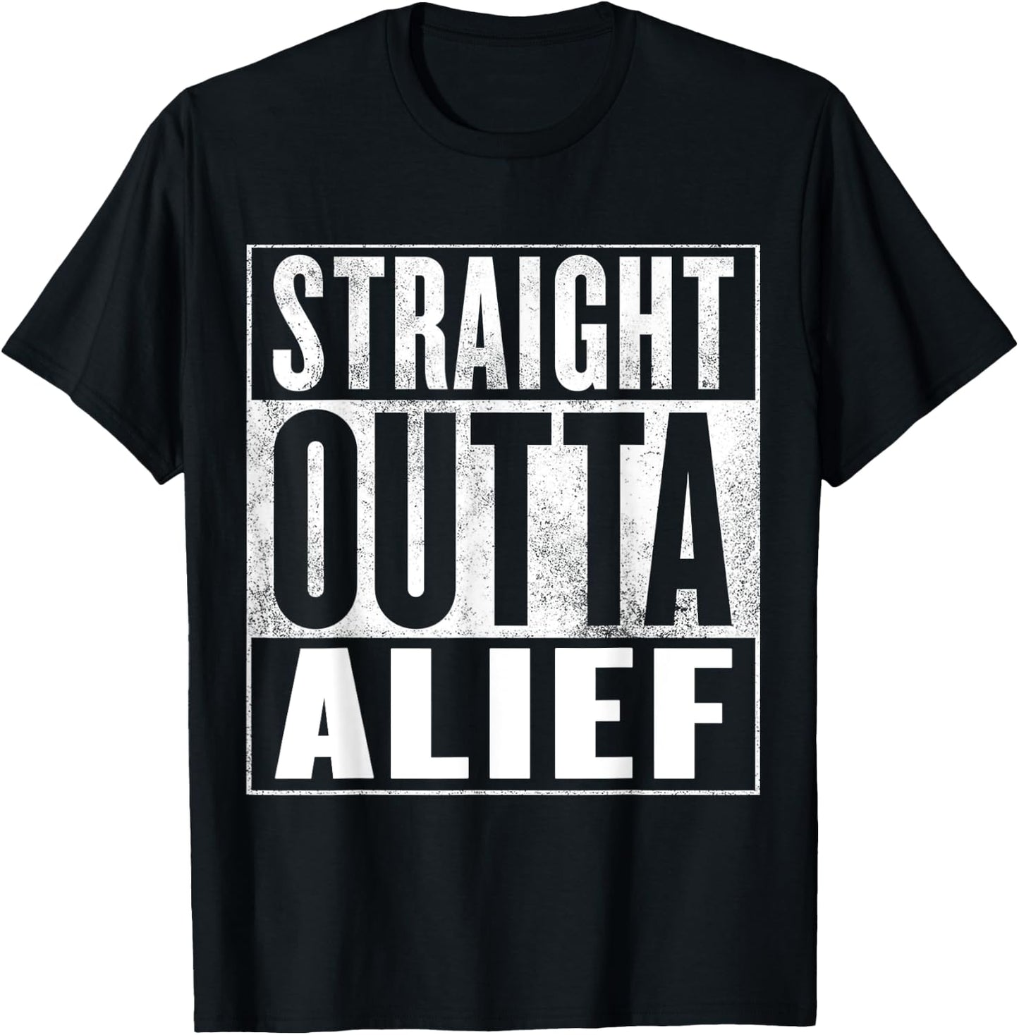 Alief - STRAIGHT OUTTA ALIEF T-Shirt - T-Shirt | Black