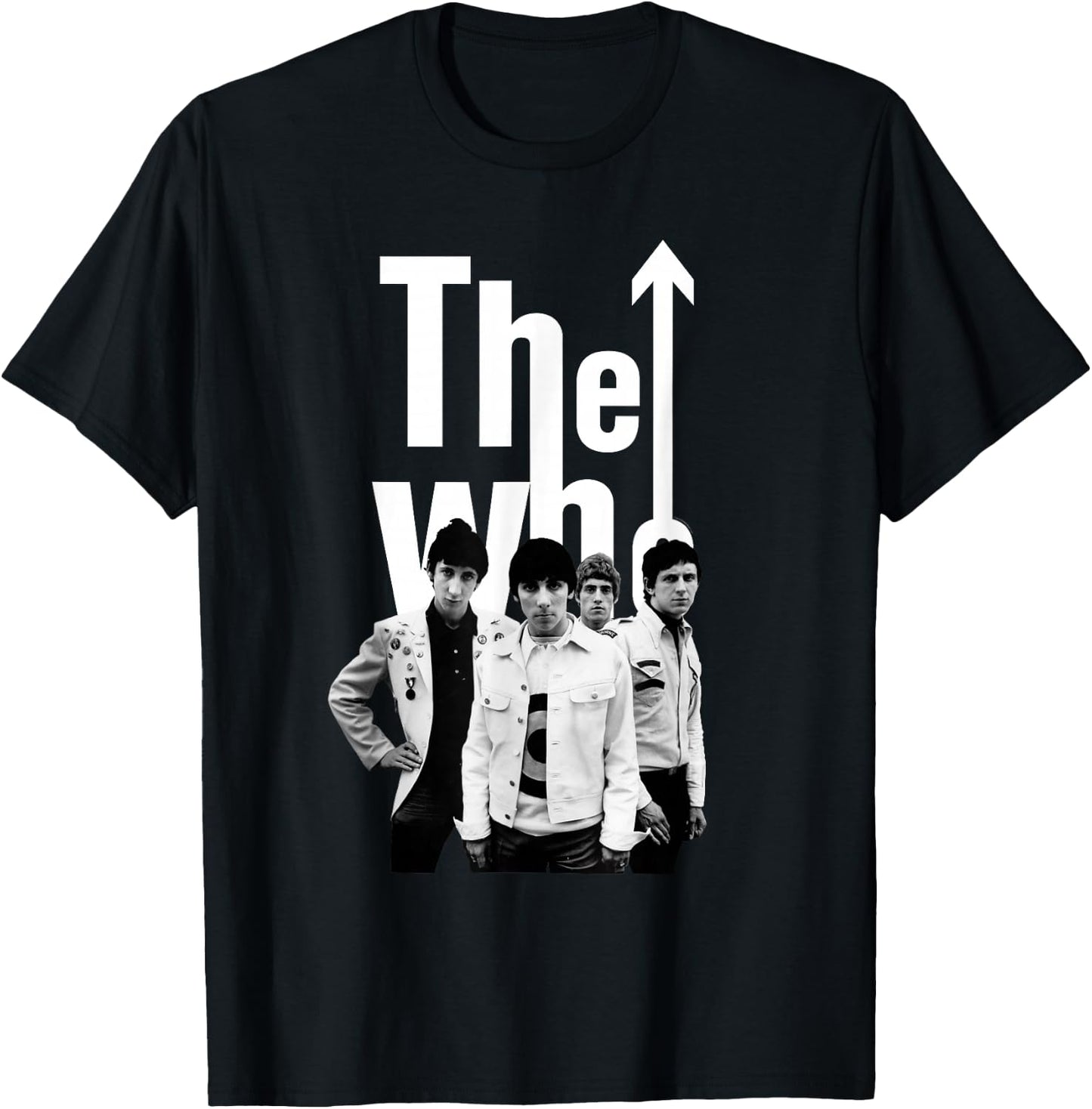 The Who Official 60's Black & White Band T-Shirt - T-Shirt | Black