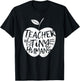 Teacher Of Tiny Humans Funny Preschool Kindergarten Teacher T-Shirt - T-Shirt | Black