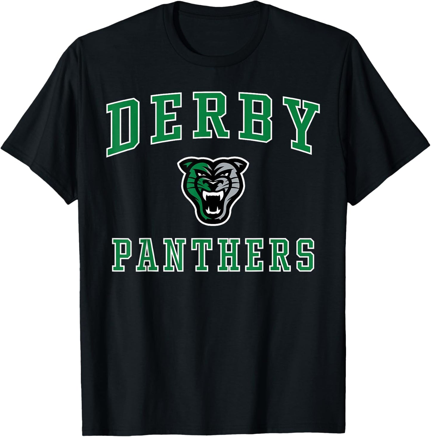 Derby High School Panthers T-Shirt - T-Shirt | Black