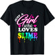 Just a Girl Who Loves Slime Slime for Girls T-Shirt - T-Shirt | Black