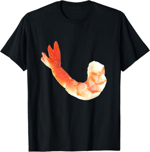 Funny Shrimp Costume T Shirt Matching Cocktail Sauce Group T-Shirt - T-Shirt | Black