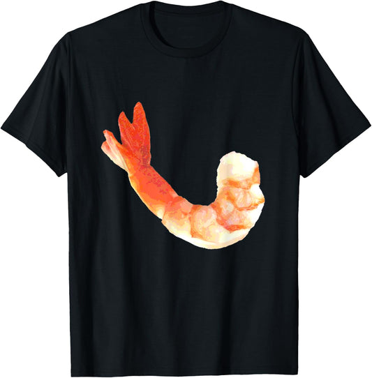 Funny Shrimp Costume T Shirt Matching Cocktail Sauce Group T-Shirt - T-Shirt | Black