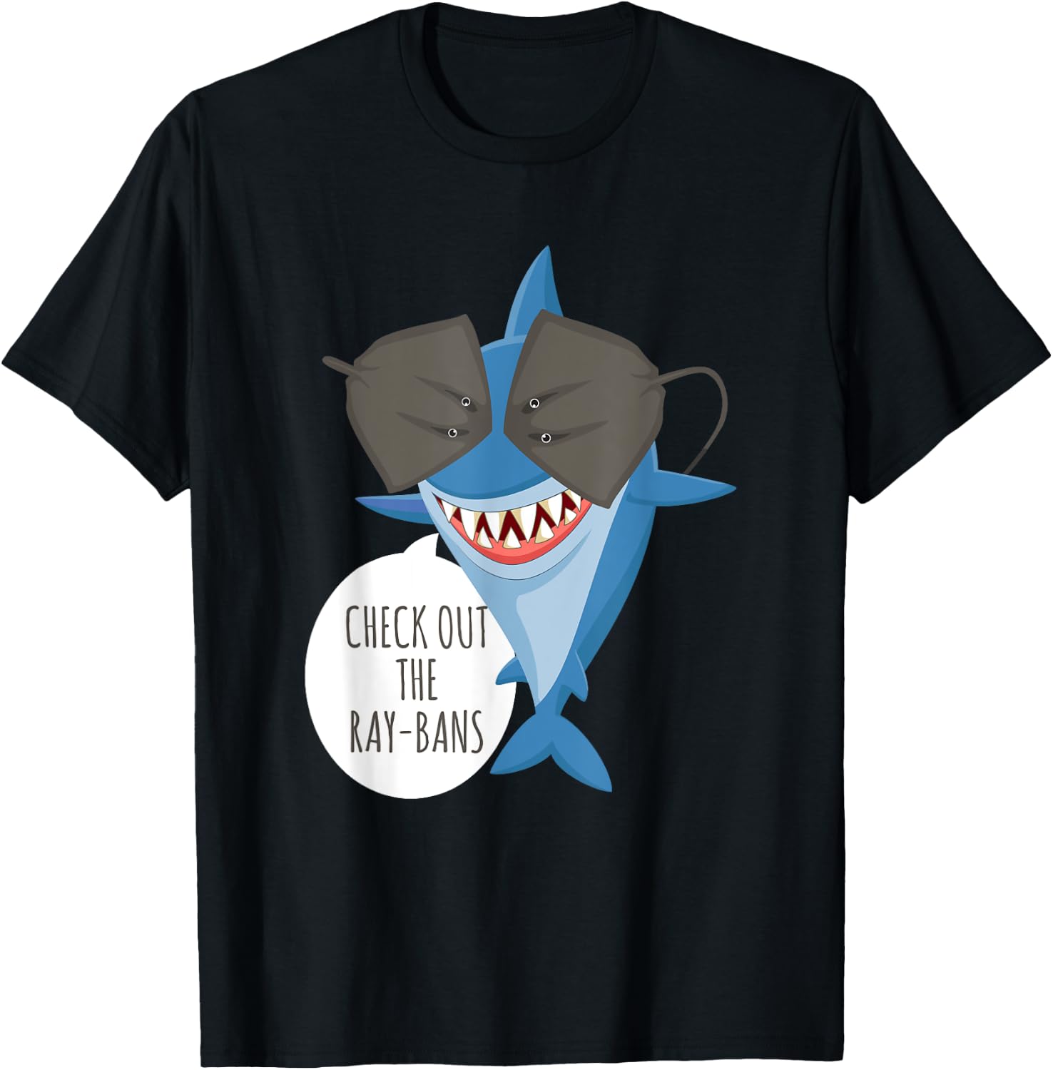 Check out the ray bans fun design T-Shirt - T-Shirt | Black