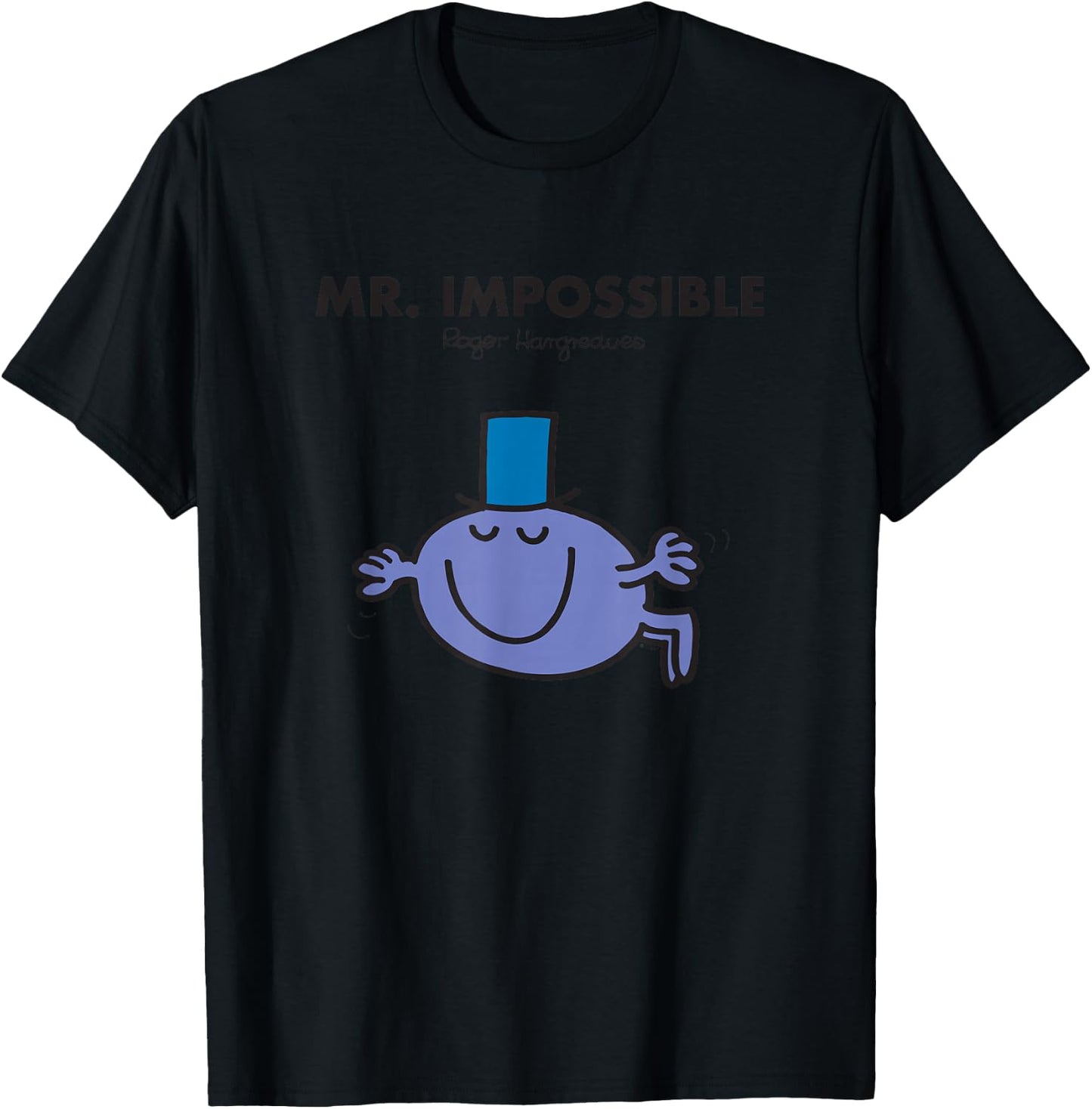 Mr. Men Mr. Impossible T-Shirt - T-Shirt | Black