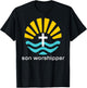 Son Worshipper Surfing Catholic Jesus Calling Beach Sun Fun Women Kids T-Shirt - T-Shirt | Black