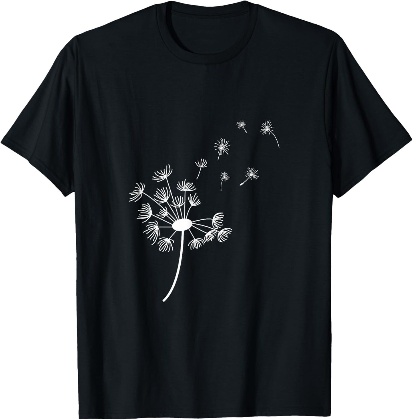 Dandelion Shirt - Graphic Women Dandelion T-Shirt - T-Shirt | Black