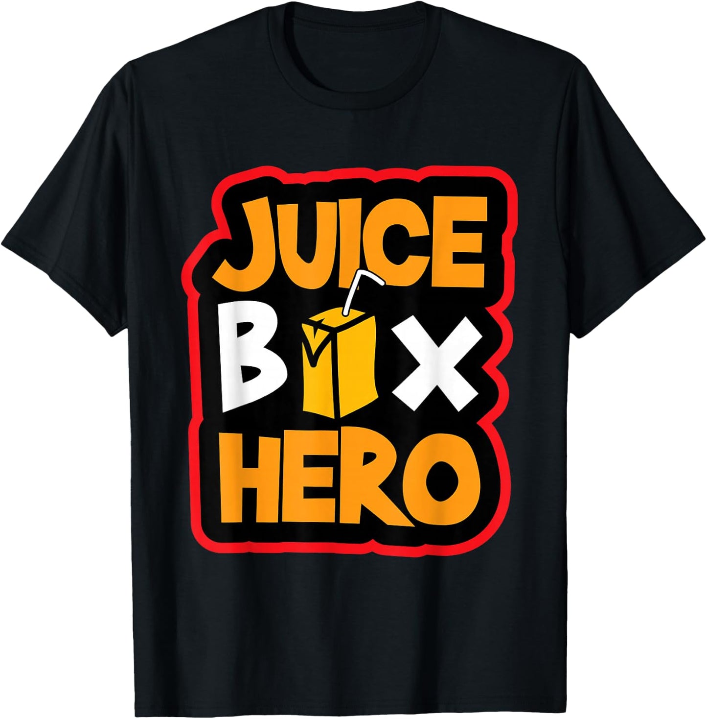 Juice Box Hero Shirt Funny Diabetes T1D Diabetic T-Shirt - T-Shirt | Black