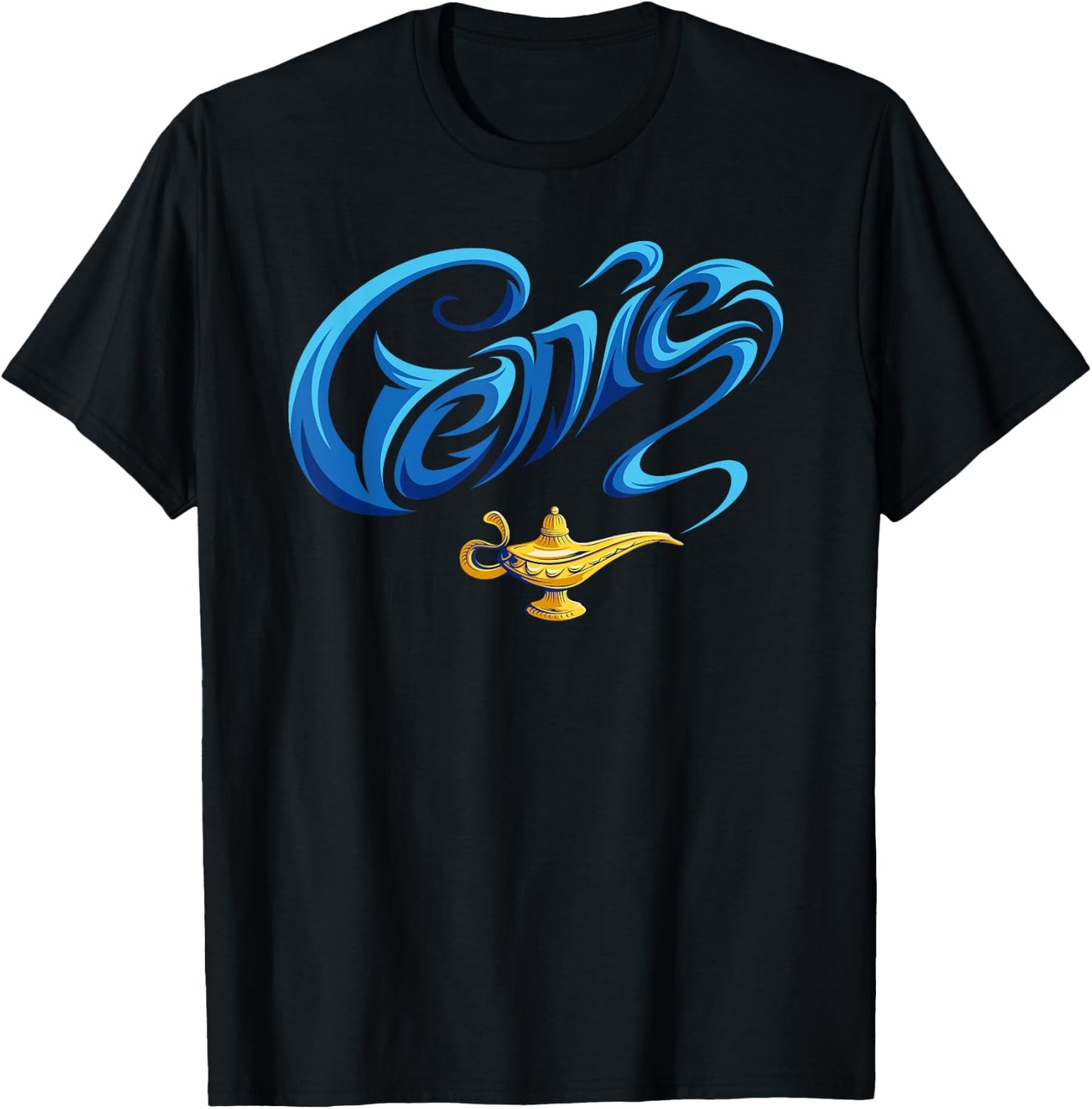 Disney Aladdin Magic Lamp Genie Live Action T-Shirt - T-Shirt | Black