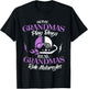 Some Grandmas Play Bingo Real Grandmas Ride Motorcycles T-Shirt - T-Shirt | Black