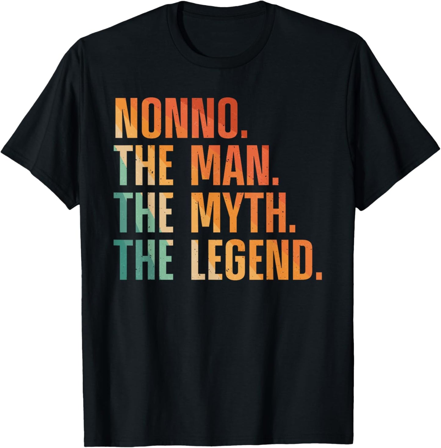 Nonno Design For Grandpa Grandfather From Grandkids Nonno T-Shirt - T-Shirt | Black