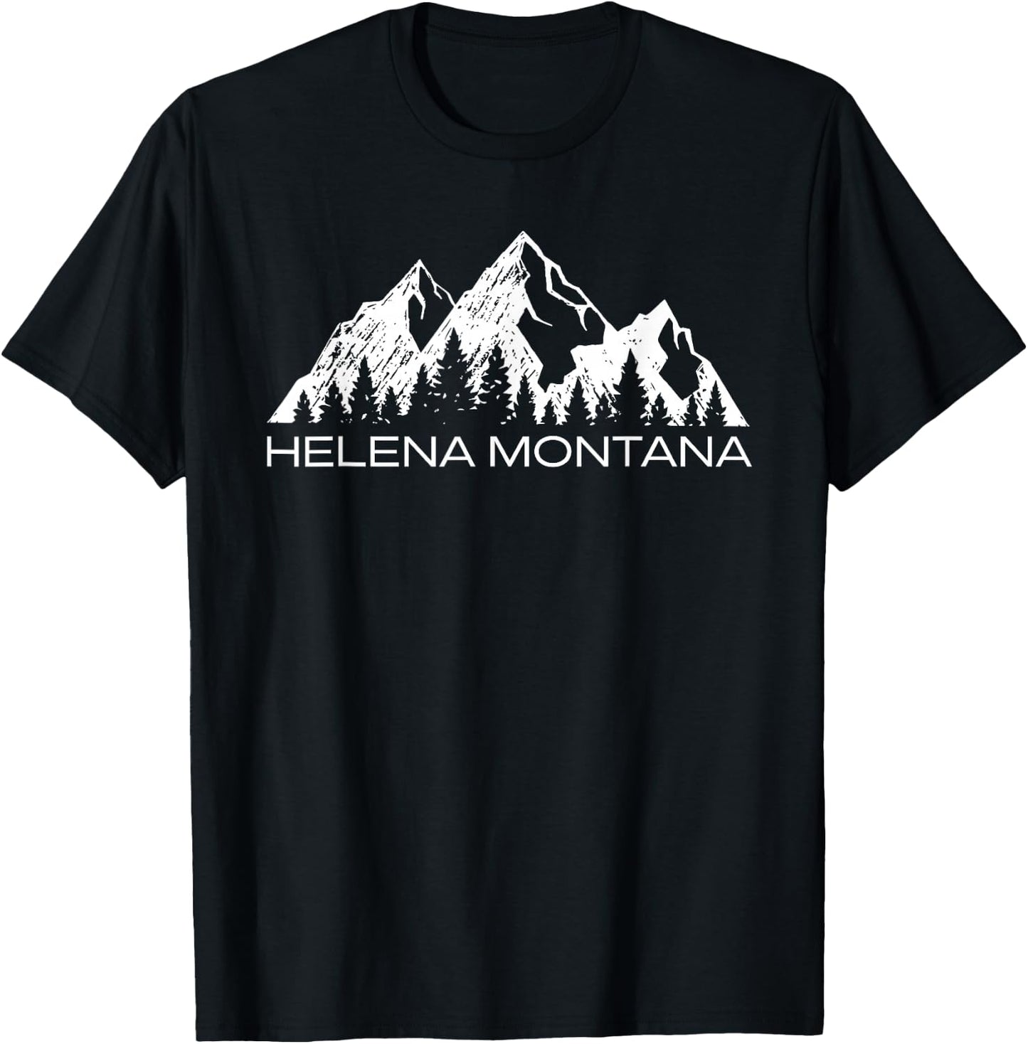 Helena Montana Mountain Souvenir Gift | Cool Helena Montana T-Shirt - T-Shirt | Black