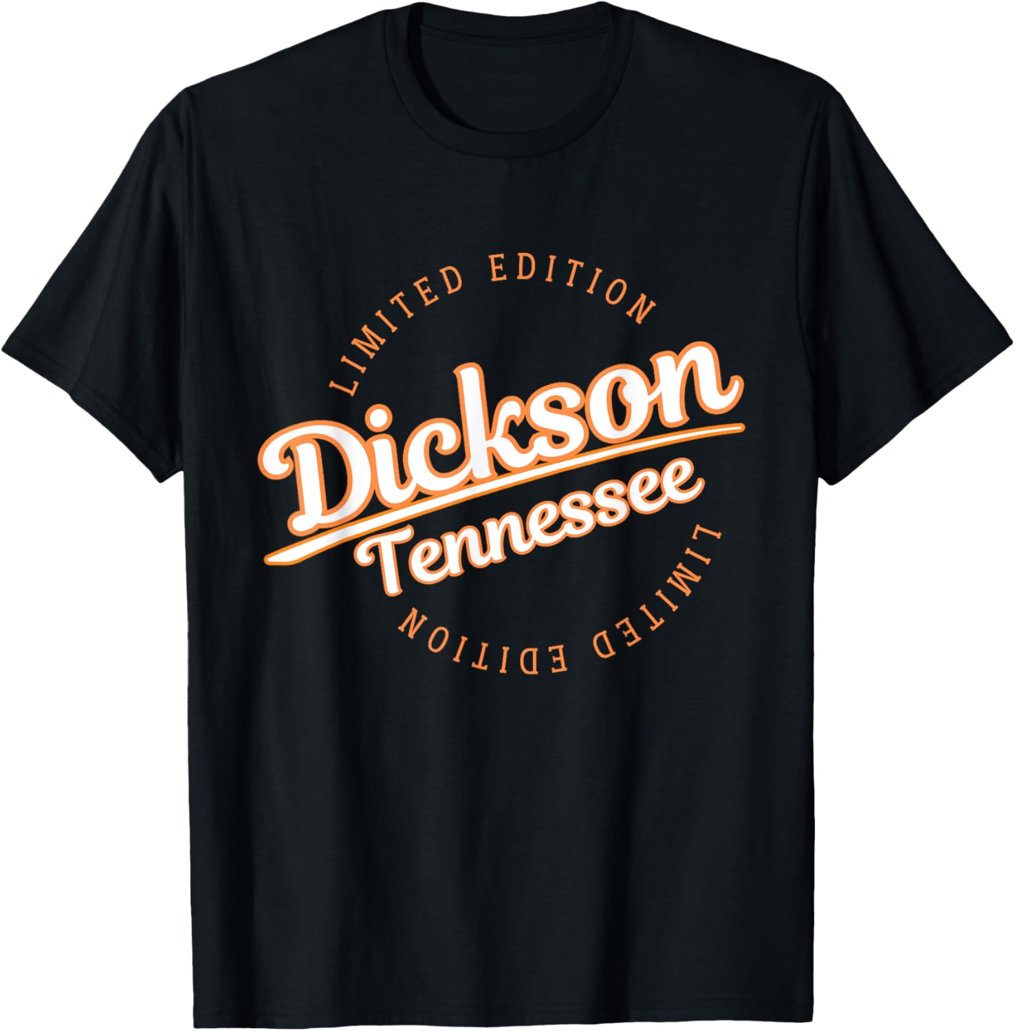 Retro Athletic Dickson TN Apparel T-Shirt - T-Shirt | Black
