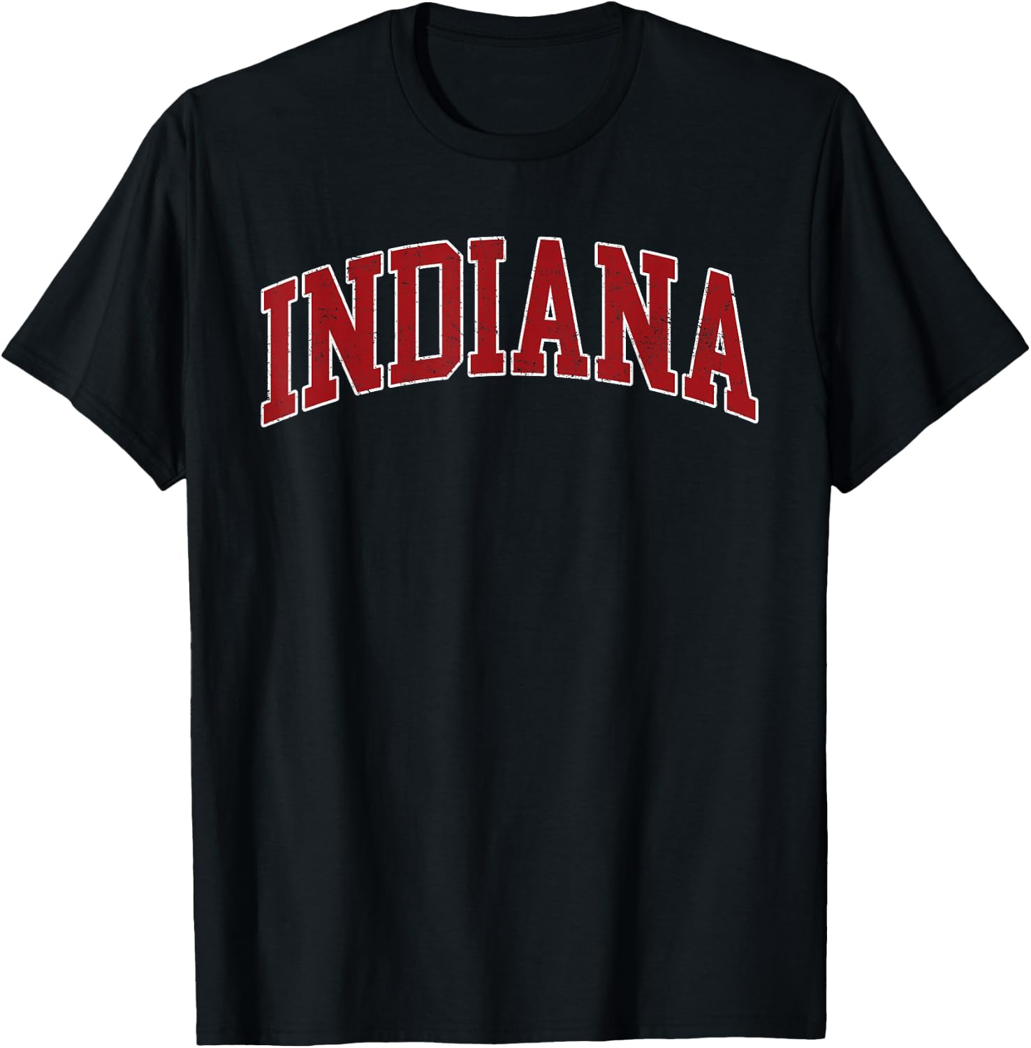 Indiana - Throwback Design - Classic T-Shirt - T-Shirt | Black