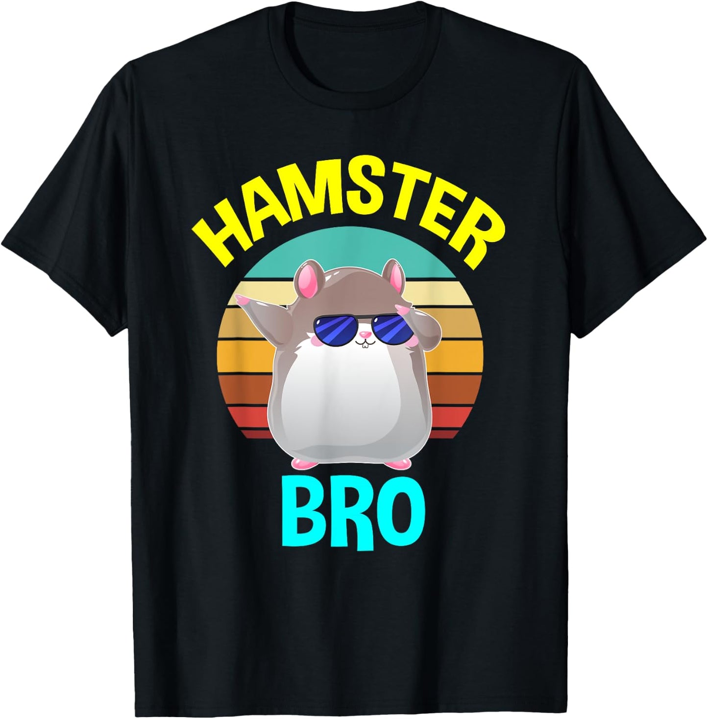 Hamster Shirt for Boys Bro Brother Cute Funny Costume Gifts T-Shirt - T-Shirt | Black