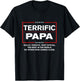 Terrific Papa - Funny Donald Trump Best Papa T-Shirt - T-Shirt | Black