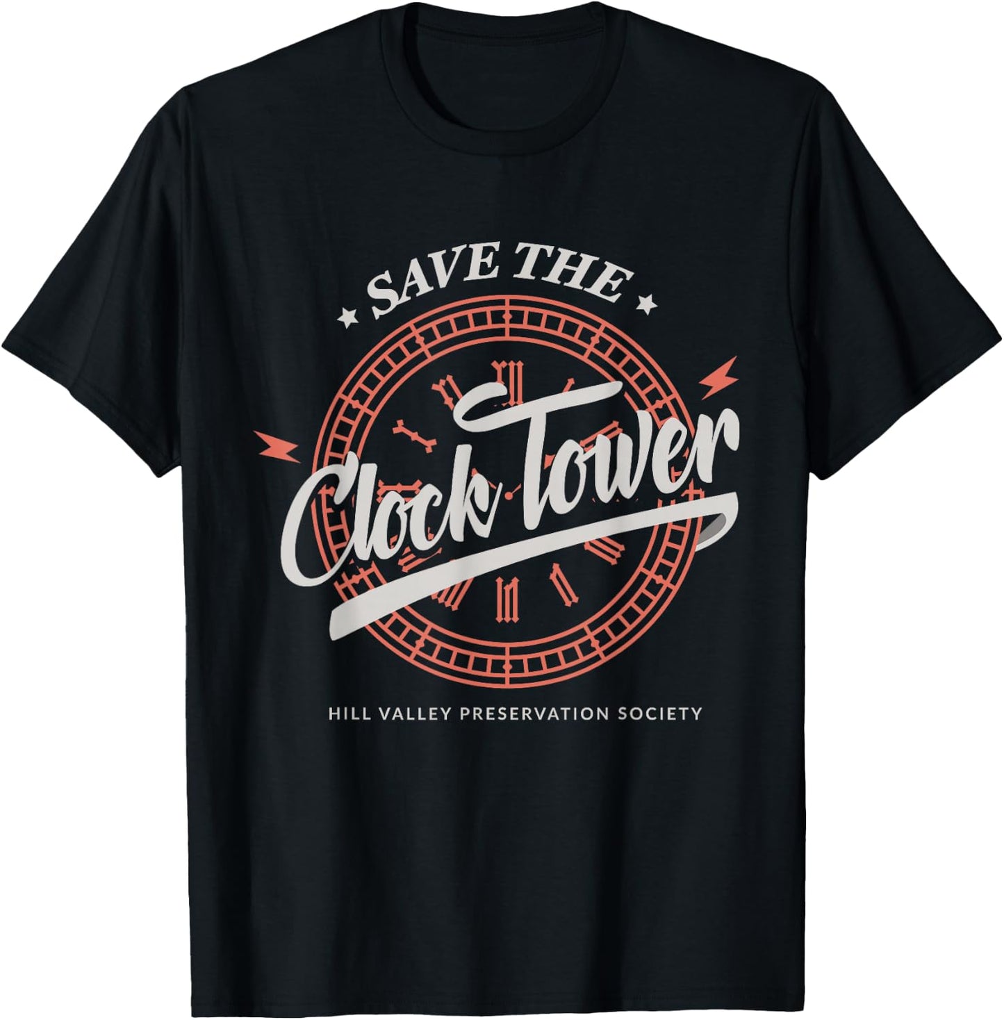 Save The Clock Tower - Movie Quote T-Shirt - T-Shirt | Black