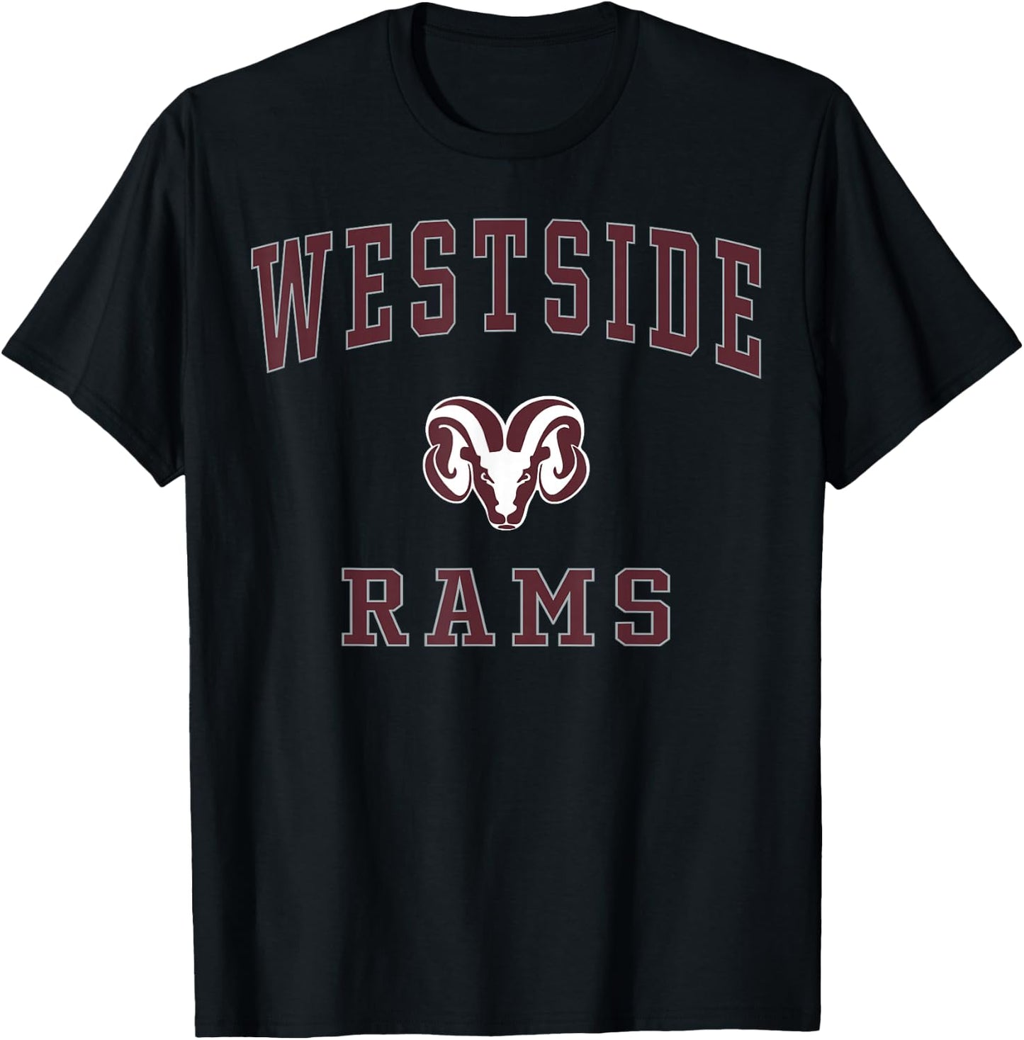 Westside High School Rams T-Shirt - T-Shirt | Black