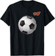 soccer ball Glossy T-Shirt - T-Shirt | Black