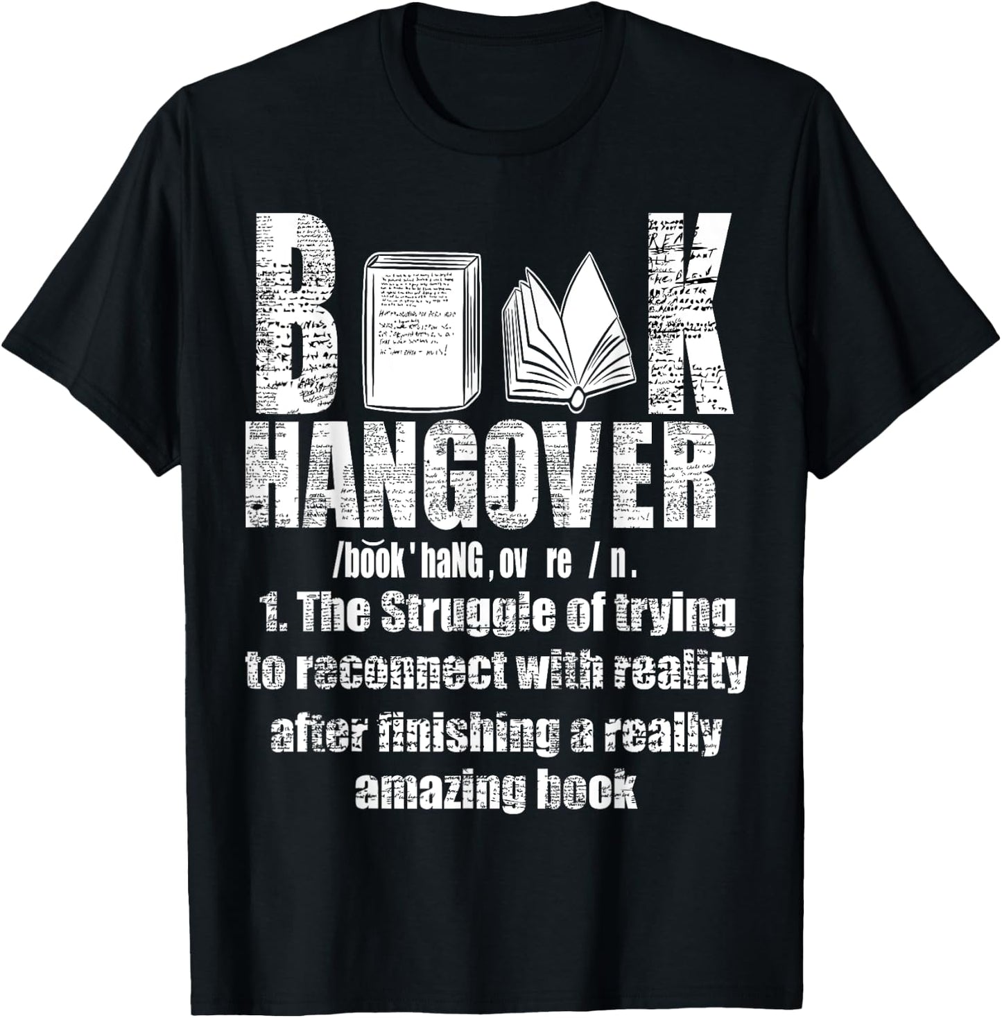 Book Hangover Shirt For Book Lovers & Book Worms Gift T-Shirt - T-Shirt | Black