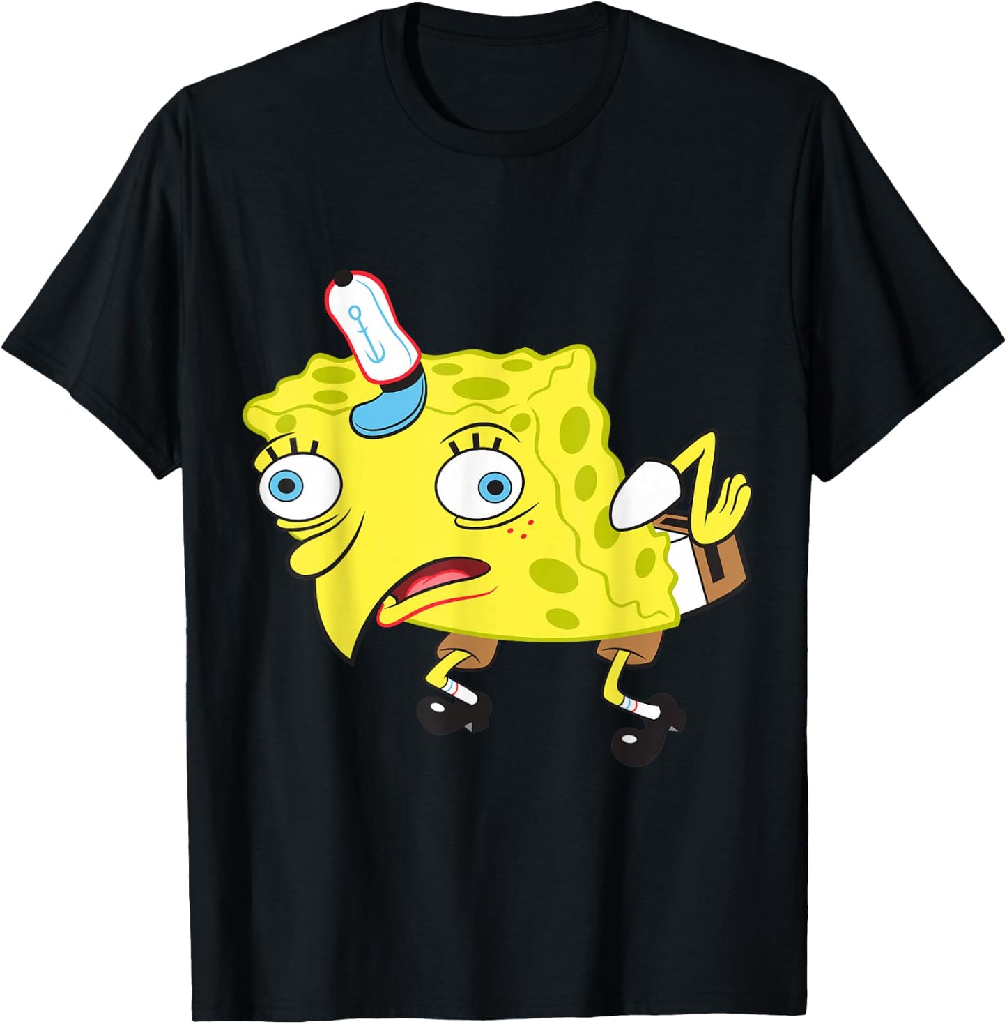 Spongebob Meme Isn't Even Funny T-Shirt - T-Shirt | Black