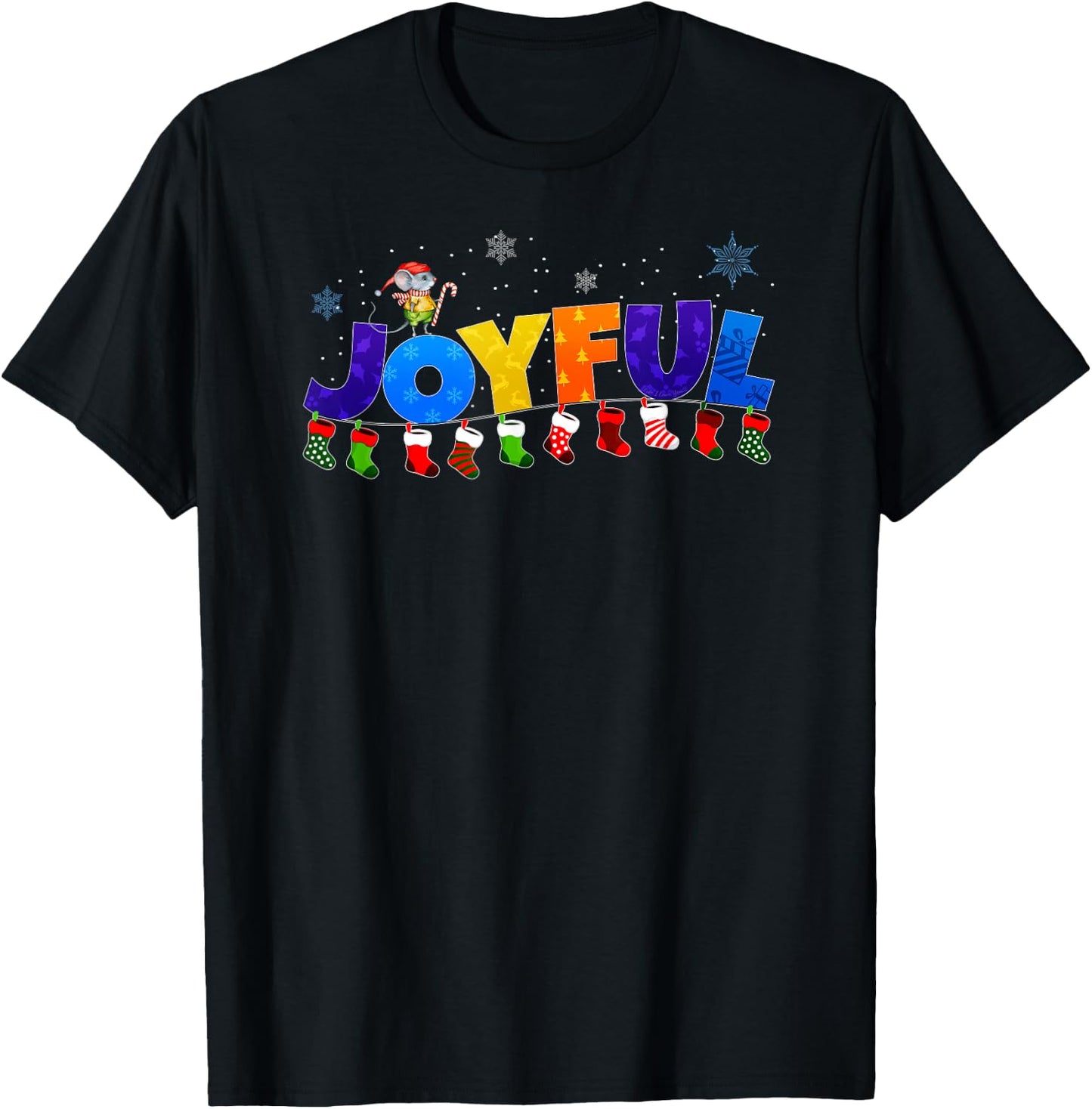 Life I Love You Adult Christmas - Black - Small - Short Sleeve - Festive Holiday Design - Casual T-Shirt - T-Shirt | Black