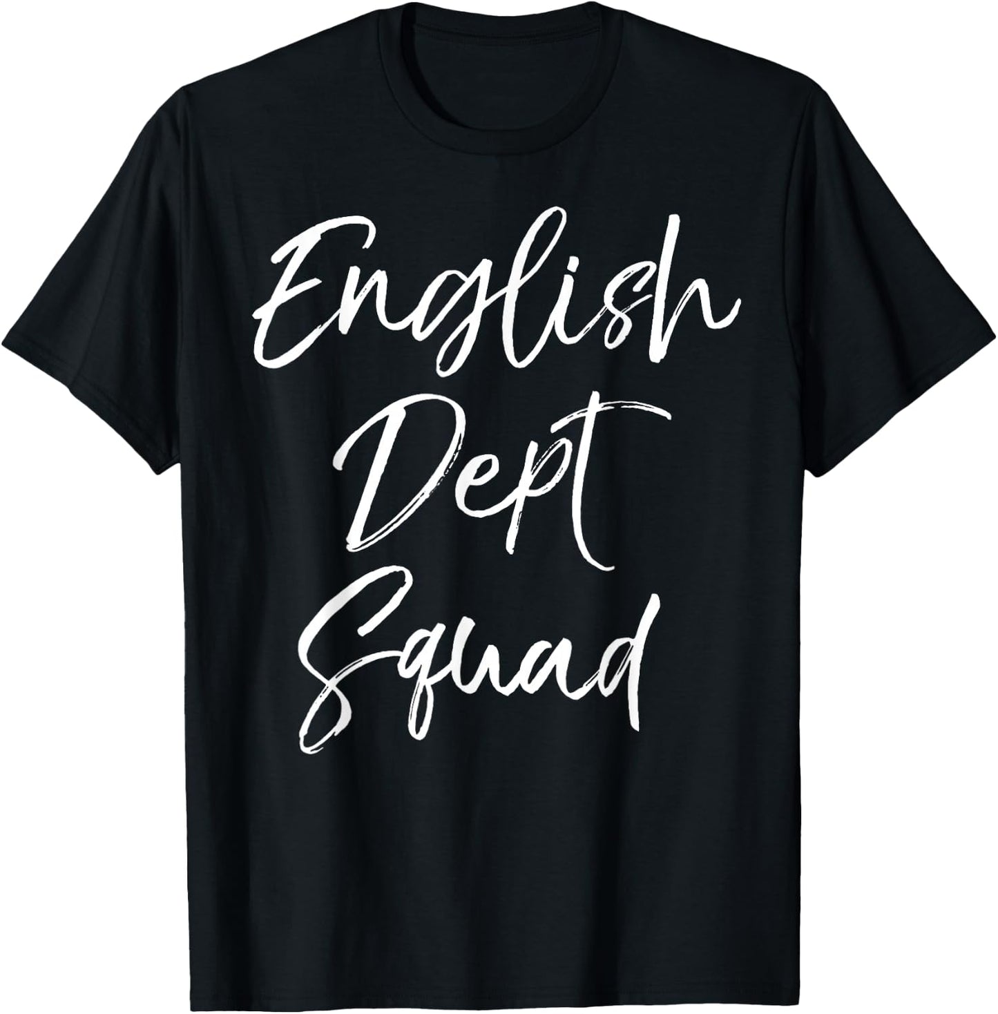Cute Literature Department Teacher Gifts English Dept Squad T-Shirt - T-Shirt | Black