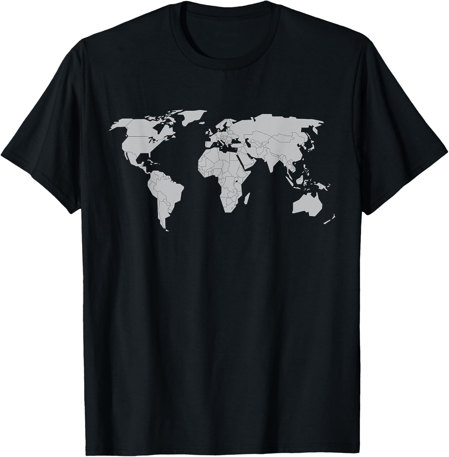International World Flags Flags World Map Boys Girls T-Shirt - T-Shirt | Black