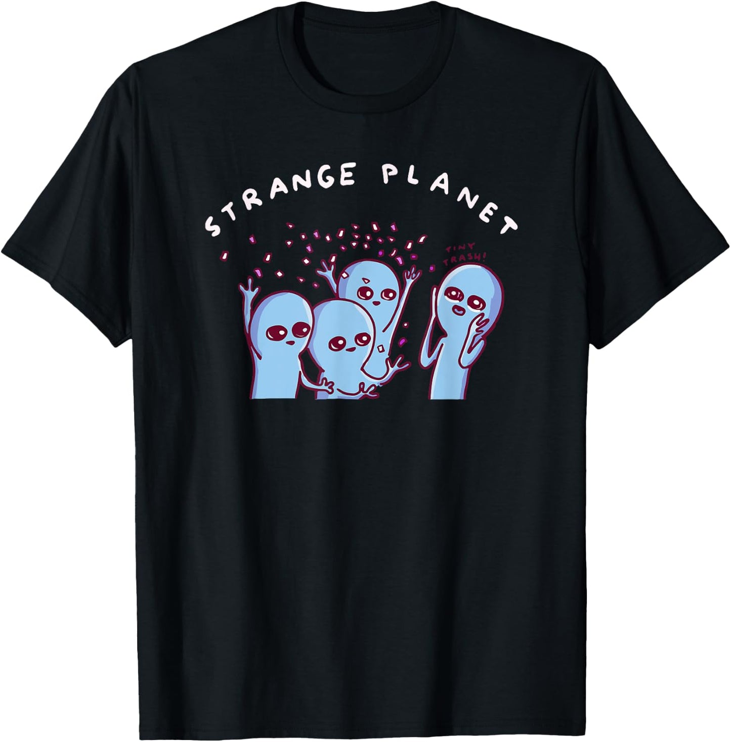 Threadless Nathan W. Pyle Strange Planet Special Graphic T-Shirt - T-Shirt | Black