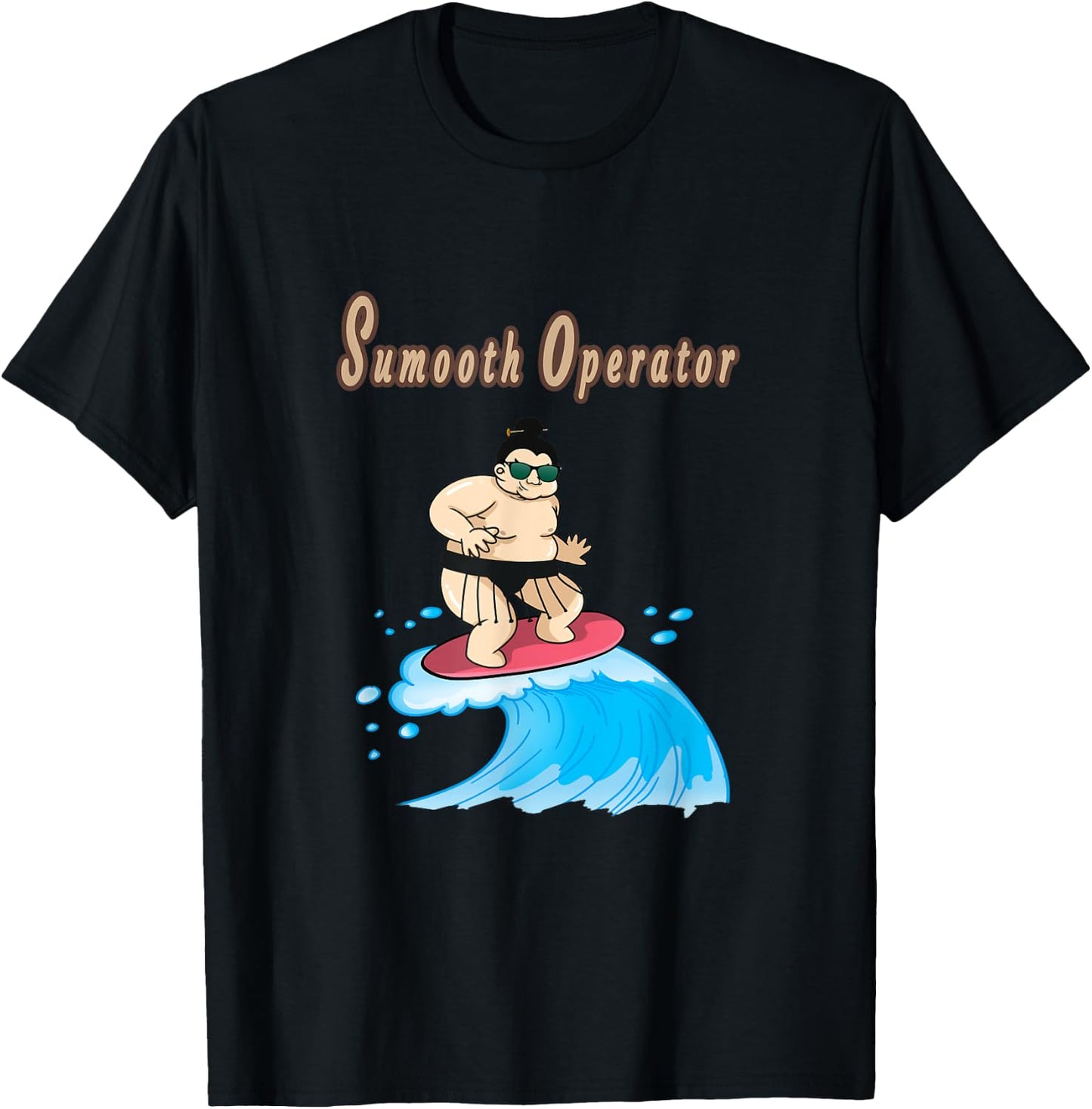 Smooth Operator, Surfing sumo in Japan T-Shirt - T-Shirt | Black